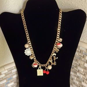Kate spade cupcake charm necklace.